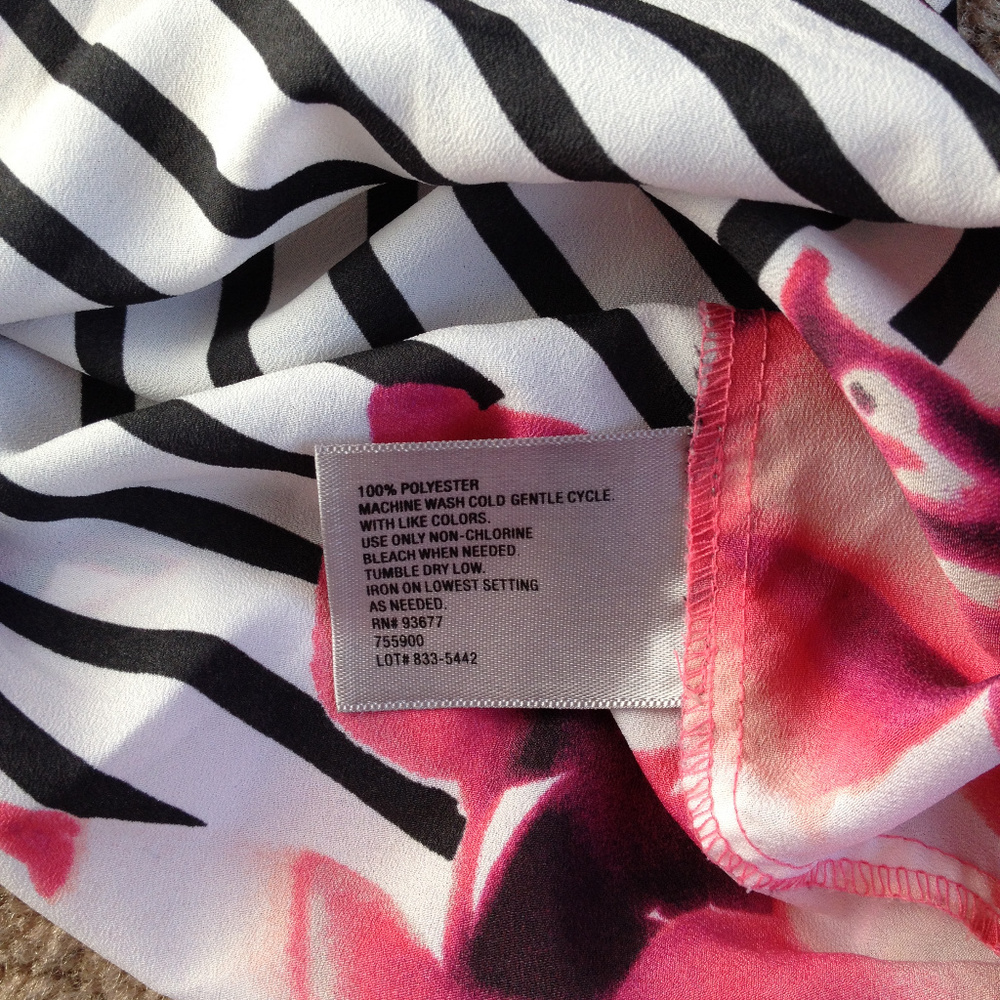 *3/$25* Worthington Sheer Floral & Stripe Camisole - Picture 2 of 4